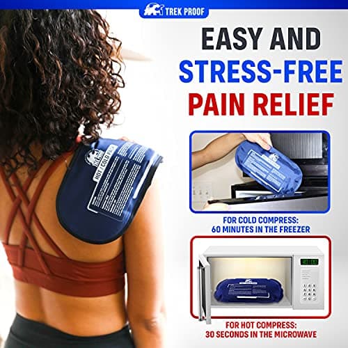 Ice Packs for Injuries Reusable (3-Piece Set) – Hot and Cold Ice Pack Therapy Gel Wrap Support – Supports Recovery, Joint and Muscle Pain – Knees, Back & More (3 Piece Set - Classic) - Thumbnail 6