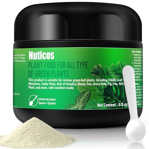 Leaf Plant Food Liquid Fertilizer 8.8 oz, Makes 66 Gallons, for Vibrant Green Leaves on Indoor Houseplants & Outdoor Garden Plants - Image 1