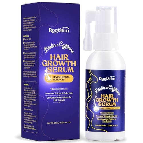 Hair Growth Serum, Rice Water & Biotin & Caffeine, Hair Growth Spray for Men & Women, Hair Oils for Hair Growth - Hair Thinning, Longer, Fuller Hair, Enriched with Seven Herbal Extracts - Image 1