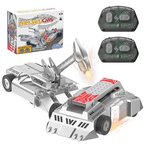 Cetuai Remote Control Battle Robots, 2-Player RC Fighting Toys for Kids Wireless Fighting Robots STEM Toys 2.4 GHz Wireless Game Set Birthday Gifts for Boys and Girls Age 3+ (Grey) - Image 1