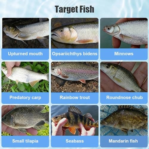 MSIZNX Trout Fishing Lures Kit - 5PCS Micro Finesse Lure Set - Tungsten Weighted Slow Sinking Glide Baits for Bass Panfish Crappie - All Water Column Freshwater Fishing Bait for Lake & River - Thumbnail 6