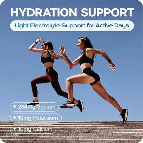 Hydravive Caffeine Effervescent Tablets – Clean Energy + Hydration Support with 100mg Caffeine, Taurine, B Vitamins & Electrolytes, Sugar Free, Keto Friendly, Vegan-20 Tabs - Thumbnail 5