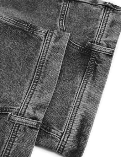 Aelfric Eden Washed Reverse Jorts Mens Casual Denim Shorts Loose Fit Baggy Jean Short Streetwear Trendy Outfits - Thumbnail 4
