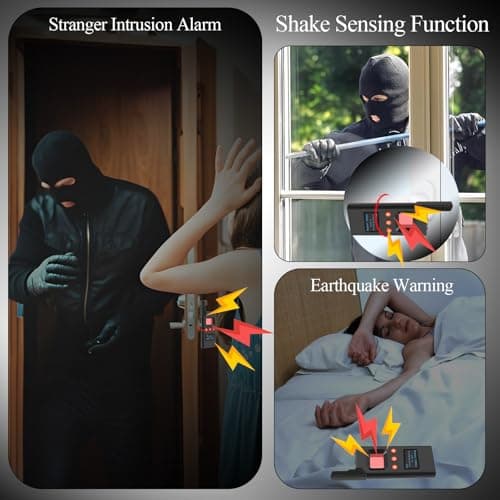 KEULGOUL Hidden Camera Detector & RF Bug Finder, Portable GPS Tracker Detector and Bug Sweeper for Privacy Protection in Car, Hotel, Office, Home & Travel - Thumbnail 5
