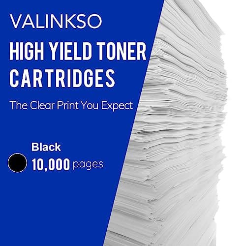 Valinkso CF289X 89X 89A Black Toner Cartridge (with Chip 1,0000 Pages) Compatible for HP 89X CF289X CF289A 89A for Enterprise M507n M507dn M507x M507dng MFP M528dn M528f M528c M528z M507 M528 Printer - Thumbnail 5