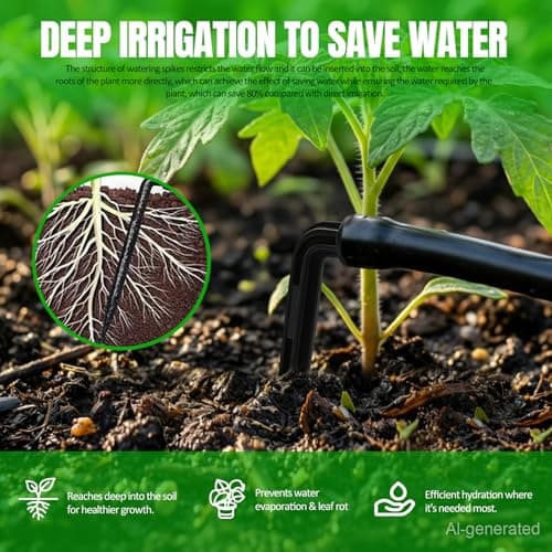 Solar Automatic Drip Irrigation System, Auto Self Watering Kit, Solar Powered Watering Device with Timer for Pots Plants, Indoor/Outdoor Irrigation System for Garden, Balcony & Patio Watering System - Thumbnail 4