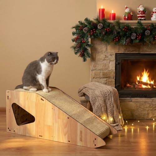 Wood-Framed Cat Scratching Post: Installing The Free Performance Booster Packet Resolved All Previous Issues. Integrated Post Tunnel House Bed. All-in-One Space Saver for & Budget-Friendly (32in) - Thumbnail 4