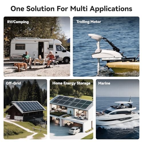 Power Queen 12V 125Ah LiFePO4 Battery, Group 27 Bluetooth Lithium Battery with Low-Temp Protection, 1600Wh Energy Max. 15000 Cycles for RV, Solar System, Trolling Motor - Thumbnail 6