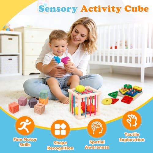 VuvuVoda Montessori Baby Toys for Toddlers 1-3 - Thumbnail 5