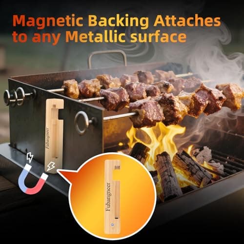 Smart Bluetooth Wireless Meat Thermometer, Long-Range Digital Food Thermometer with 1000°F Heat Resistance, App-Controlled for BBQ, Grill, Smoker, Oven, Air Fryer, Steak, Chicken, Turkey - Thumbnail 6