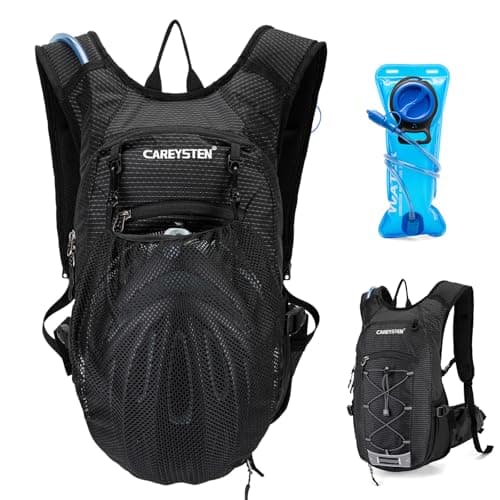 Carey STENHydration Backpack Hiking Pack Equipped 2L Water Bag(Black)