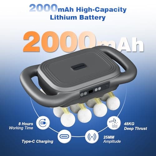 JoyCub 16 Head Massage Gun Deep Tissue - 9 Levels, 22800 RPM, Full Body Muscle Massager for Pain Relief - High-Speed Percussion Massager Gun for Muscles - Thumbnail 6