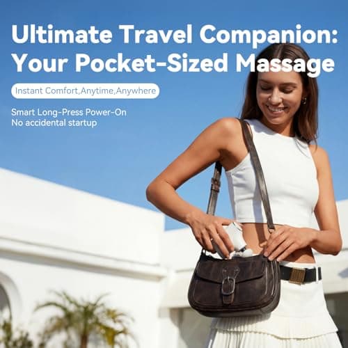 ReliefRX 0.4lb Portable Mini Massage Gun, On-the-Go Quiet Pocket Massage - Thumbnail 5