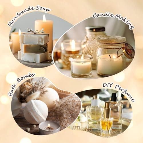 Bakery Essential Oils Set, Gifts for Mom & Wife, Fragrance Oils for Diffusers,Candle & Soap Making,Aromatherapy Oil -,Chocolate, Coffee Cake, Coffee, Apple Pie,Brown Sugar, Leather Scents - Thumbnail 6