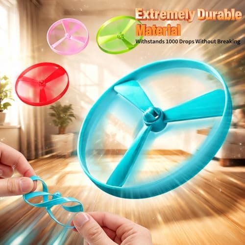 BABORUI Cat Toy Disc Launcher, Rechargeable Interactive Cat Fetch Toy Launcher with 8 Flying Discs, Flying Enrichment Toys for Indoor Bored Kittens & Adult Cats (Yellow) - Thumbnail 5