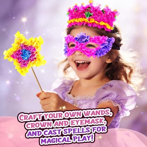 Gooidea Poke Arts and Craft Kits for Girls Ages 4-9, Classical Princesses Poking Art Christmas Gift Crafting Kits, Birthday Boy Girl Toys, DIY Creative Activity for Girl Gifts Ages 4, 5, 6, 7, 8 - Thumbnail 3