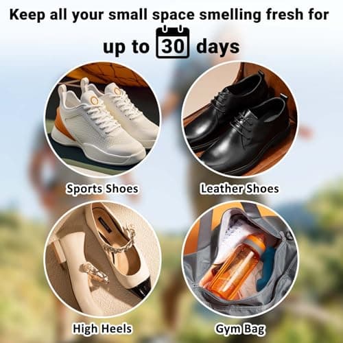 STRN Sneaker Deodorizer Balls 8 Packs Linen Scent Shoe Odor Elimination, Scented Plastic Ball, Long-lasting Freshness Shoe Deodorizer for Sneakers Gym, Bags, Cars and Small Spaces - Thumbnail 6