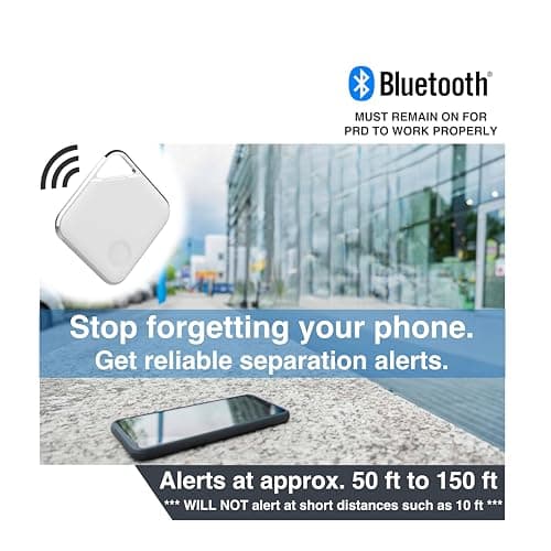 Prox PRD - Phone Separation Alert Device | Stop Forgetting or Leaving Phone Behind at Home, Work, Restaurant, or Car | Proximity Alert Notification Approx 50-150ft | Stay Connected | No Subscription - Thumbnail 2