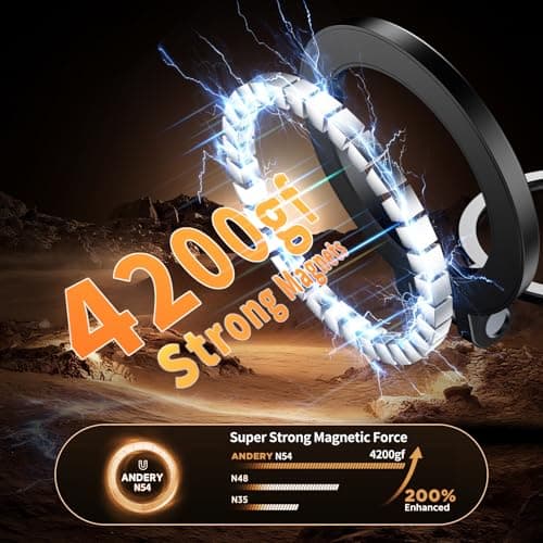 LENEZEN 2025 Upgraded Metal 360° Adjustable Vacuum Suction Cup Phone Mount [98LB Suction], Magnetic Phone Holder for Car, Foldable Portable iPhone Holder Magsafe Car Mount - Thumbnail 6