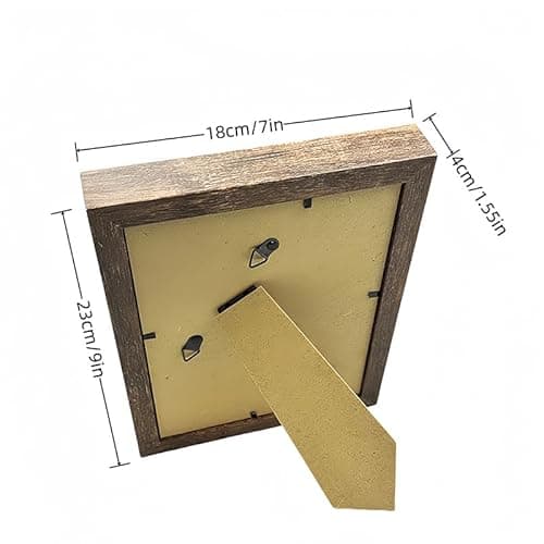 Wugakio Real Butterfly Framed - Hanging wood grain photo frame, Taxidermy Animals for Oddities and Curiosities Gifts (papilio maackii - Wood Grain Photo Frame) - Thumbnail 3