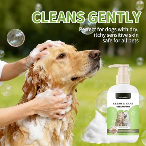 Pet Shampoo, Clean Care Shampoo for Dogs and Cats, Seasonal Itch Relief Shampoo, for Allergies, Itching, Skin and Coat Supplement, Helps Shedding-Gentle Care for Long, Short & Curly Hair - Thumbnail 2