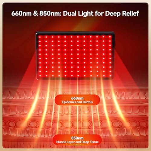 Red Light Therapy Lamp：Gooseneck Infrared Red Light Therapy Lamp with Led 660nm&850nm Near Infrared LED Red Light,Near Infrared LED Red Light Therapy Device at Home for Face and Body - Thumbnail 3