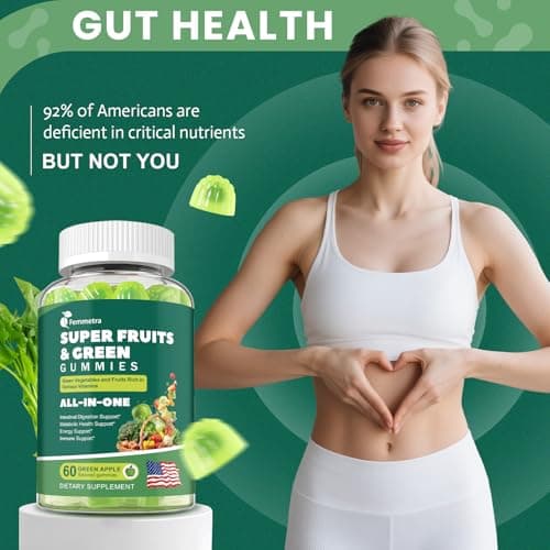 Femmetra 61-in-1 Supergreens Daily Gummies for Women and Men - Thumbnail 4