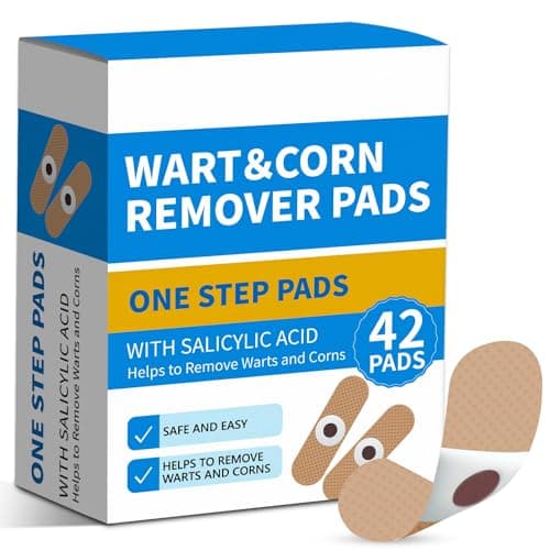 ZGjoib WART Corn Remover Pads for Feet 40% Salicylic Acid Wart Remover Pads, WART Corn Removers for Toes,Body（NDC Code: 85248-065-01） - Image 1