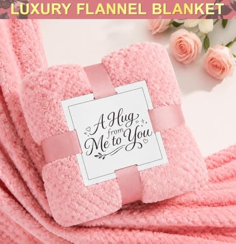 BodyRefresh 10-Piece Gift Basket for Women, Get Well Soon & Thinking of You Gifts for Her, Cozy Self Care Gift Set with Blanket, 20oz Tumbler, Socks, Candle, Bath Bomb for Mom Friend Sister - Thumbnail 3
