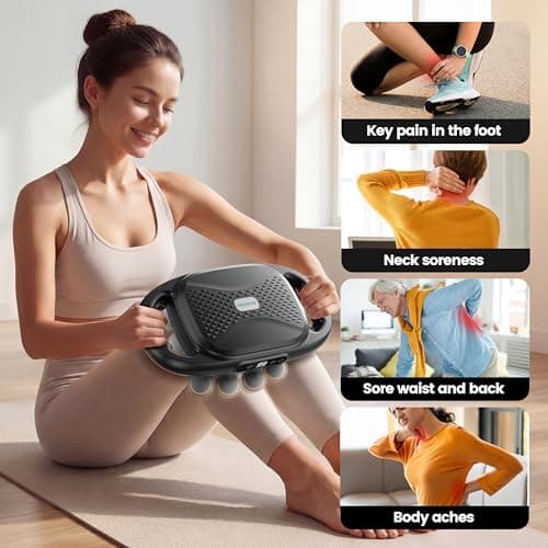 EDISTEC 16-Head Percussion Massage Gun – 9 Modes 99 Speeds, Quiet Deep Tissue Massager with 3600mAh Battery, 15-Min Auto Shut-Off, Muscle Recovery & Comfort Relief - Thumbnail 2