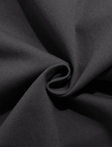 ZAFUL Men's Cargo Pants Digital Camouflage Branch Shaped Print Drawstring Waist Loose Casual Trousers with Pockets (4-Dark Grey, L) - Thumbnail 6