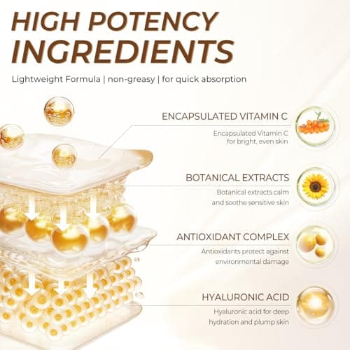 FIUMOT Deep Vitamin C Golden Capsule Hydrating Face Moisturizer, Antioxidant Protection, Lightweight Daily Skincare - Thumbnail 3
