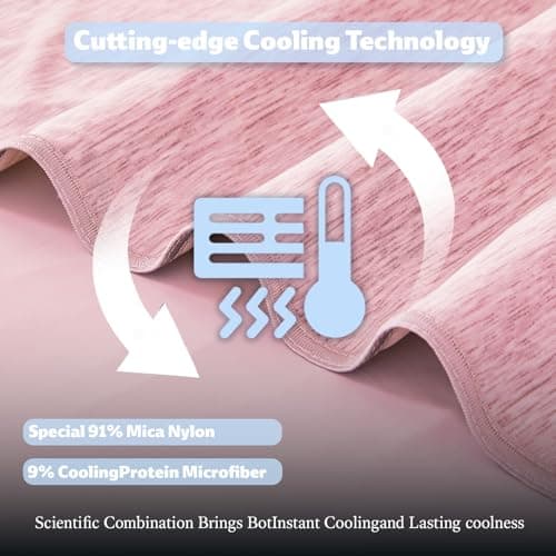 PENGZHU TECHNOLOGY Cooling Blanket King Size, 90"x108" Cooling Blankets for Hot Sleepers, Cold Blanket Thin Lightweight Breathable Soft for Couch Bed, Lightweight Blanket Keep Cool for Night Sweats - Thumbnail 4