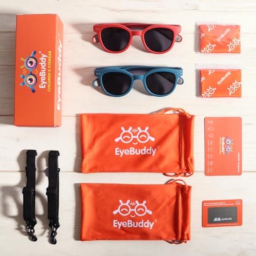 EYEBUDDY Kids Toddler Sunglasses Age 2-4/3-5 Boys Girls Polarized UV Protection Sun Glasses for Age 2-8 - Thumbnail 6