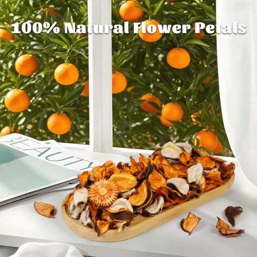 STRN Natural Dried Citrus Flower Sachets (2-Pack), Potpourri Vase Filler Long-Lasting Fragrance Potpourri Bags for Closet, Drawer, Car & Home, Reusable Scented Sachet Gift Set - Thumbnail 5