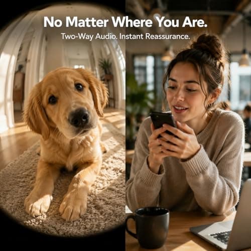 YYSY 2K 5G Indoor Security Camera for Home, No Subscription AI Baby Monitor with Phone App & Crying Detection, 360° Pan-Tilt WiFi Pet Camera, 2-Way Audio, Auto-Tracking, 24/7 SD Storage (2-Pack) - Thumbnail 3