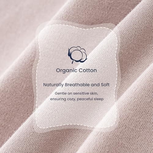 Unisex Toddler Sleep Sack with Feet 1.0 Tog Split Legs Sleep Sack 3T-4T, Sleep Bag Walker, Gifts for Boys & Girls, Dusty pink - Thumbnail 4