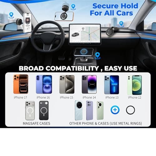 Car Phone Mount for MagSafe, 2-in-1 with Fragrance Diffuser - Thumbnail 5