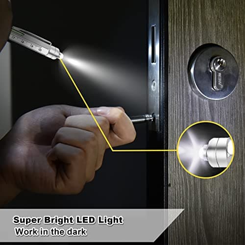 KEZKALS Gifts for Men, 9 in 1 Multitool Pen, Birthday Gifts for Men, Mens Gifts for Dad Him Boyfriend, Anniversary Graduation Gifts for Mens Who Have Everything, Father's Day Gifts, Cool Gadgets Tools - Thumbnail 4