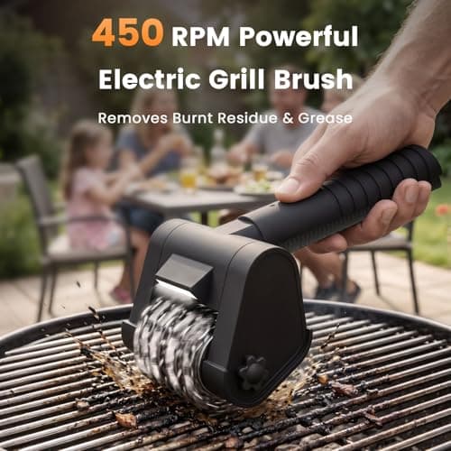 JVGTH Electric Grill Brush BBQ Grill Cleaning Brush - Thumbnail 2