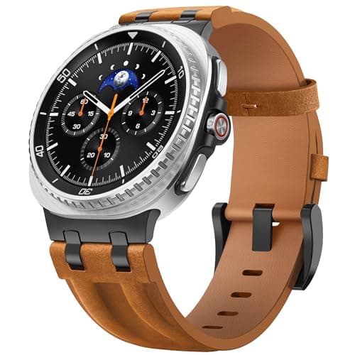 Leather Band for Samsung Galaxy Watch Ultra 47mm/8 7 6 5 4 FE 40mm 44mm - Image 1
