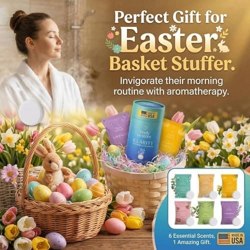 Body Restore Shower Steamers Aromatherapy 6 Pack – Mothers Day Gifts for Mom, Birthday Gifts for Women, Relaxation Stress Relief Self Care – Clarity - Thumbnail 2