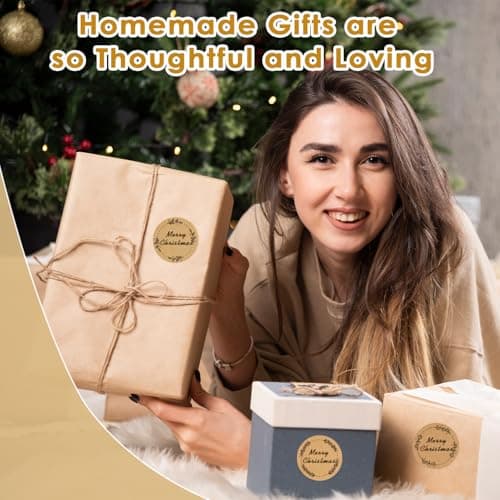 500pcs Canning Stickers Jam and Jelly Jar Labels, Gift Tags 4 Different Wreath Designs, All-Purpose Labels for Mason Jars/Bottle/Name Tags and More(2" Round) - Thumbnail 6