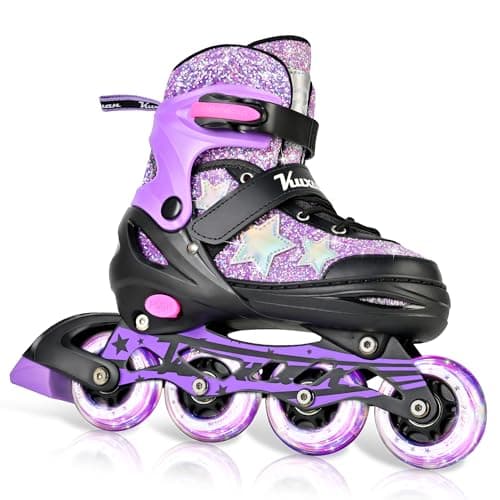 Kuxuan Adjustable Inline Skates for Girls and Women