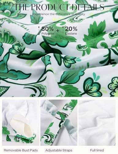 Hanna Nikole Bathing Suit for Women Tummy Control, Swimsuits High Cut, Tie Front Bikinis Cut Out - Thumbnail 6