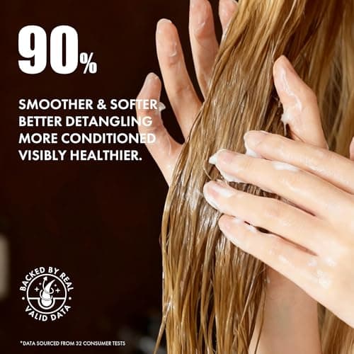 ALFHEIM Argan+ Repairing Conditioner for Dry, Damaged & Frizzy Hair with Argan Oil, Keratin Travel Size– Deep Moisture, Detangling, Shine Boost, and Frizz Control – Color Safe, Sulfate Free – 10.7 oz - Thumbnail 5