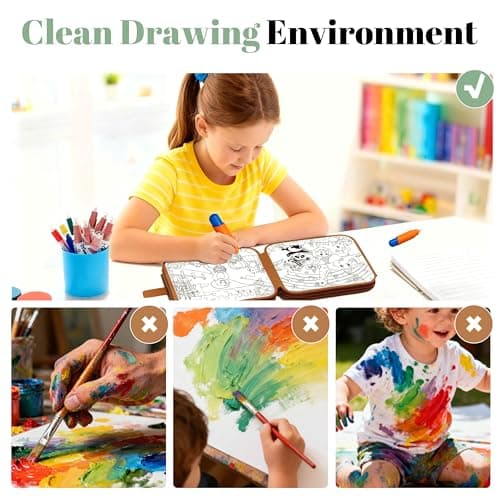 Lumikidz 3-in-1 Reusable Water Painting Book for Kids – Preschool Learning Toy with 10 Themes – Water Coloring & Color-Sorting Game – No Mess Painting & Reusable Fun for Ages 3+ - Thumbnail 5
