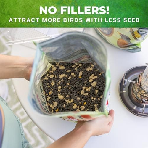 Nature Anywhere Bird Seed Bird Banquet Bird Seed for Outside Feeders, Wild Bird Seed, Bird Food, No Fillers, Made in USA, Wild Bird Food Blend - Thumbnail 3