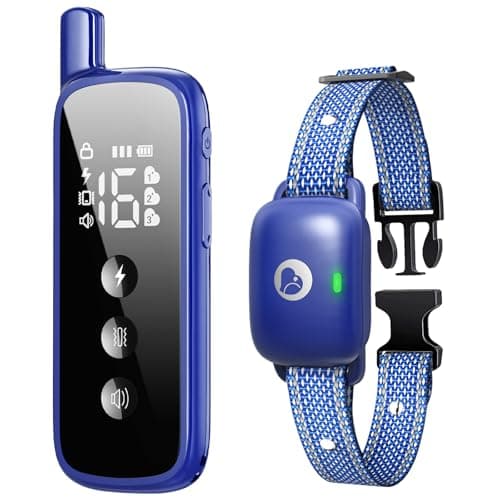 Aikko Dog Shock Collar with Remote - IPX7 Waterproof, 3 Training Modes (Beep, Vibration, Shock), Rechargeable E-Collar for Most Breeds 7-120 lbs, Anti-Bark & Adjustable Humanitarian Training Collar - Image 1
