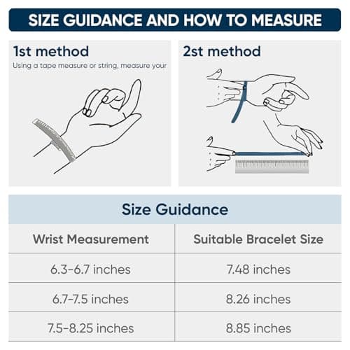 FLHEART Bracelet Gifts for Men Black Braided Leather Stainless Steel Cuff Bracelets,Gift for Men Dad Husband Boyfriend Son Grandson Brother Nephew Uncle 7.5|8.5|9 Inches - Thumbnail 6